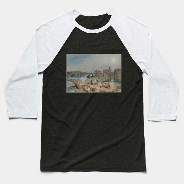 Angers, Looking South Down the Maine, 1826-28 Baseball T-Shirt by Art_Attack